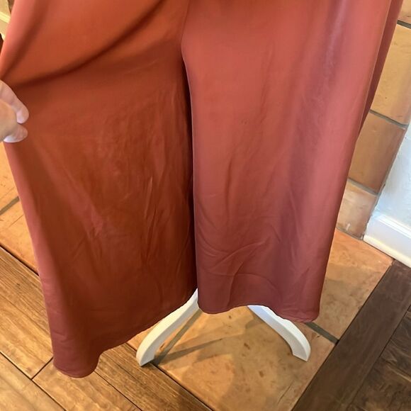 Banana Republic Factory OPEN-BACK JUMPSUIT, Rustic Orange, size XL - Picture 6 of 8